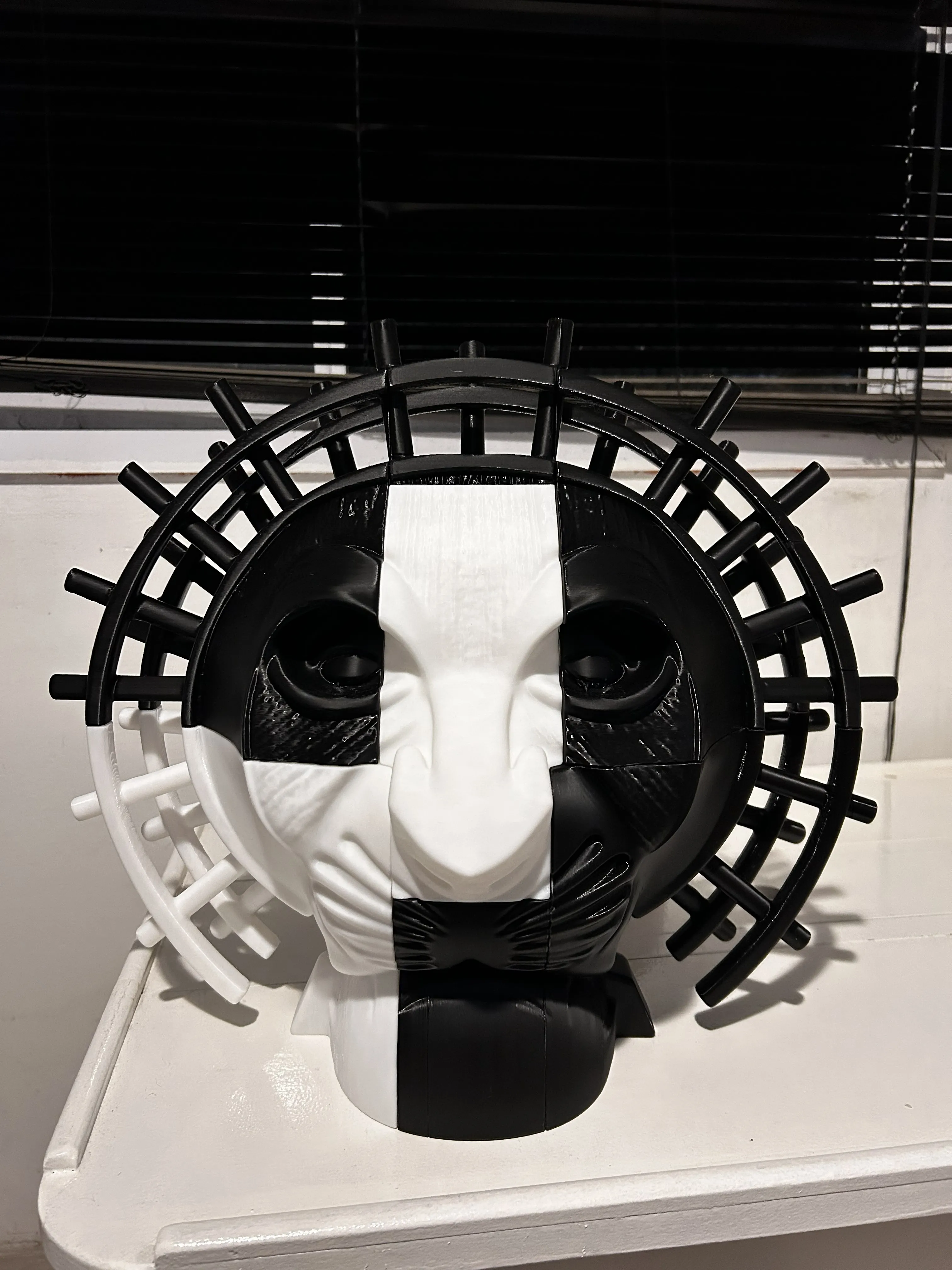 Cabeza de león impresa en 3D en resina por Tunguis