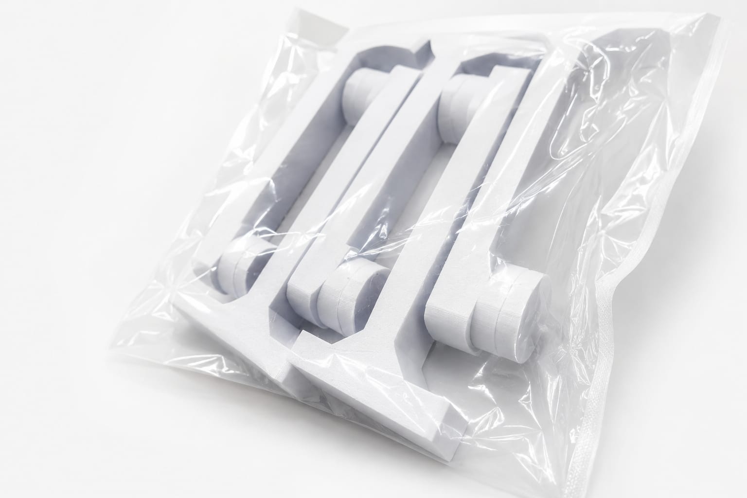Render de objeto escultórico fabricado en 3D